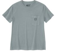Carhartt Irvine Relaxed Camiseta de mujer, azul/gris, Talla S