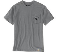 Carhartt Irvine Relaxed Work Camiseta, gris/negro, Talla S