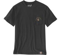 Carhartt Irvine Relaxed Work Camiseta, negro, Talla 2XL