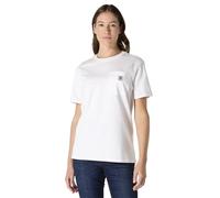 Carhartt Workwear Pocket Camiseta de mujer, Blanco, Talla S