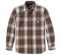 Carhartt - L/S Plaid Shirt - Camisa L burnished logs