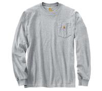 Carhartt Longsleeve Workwear Pocket T-Shirt L/S Heather Grey S
