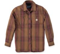Carhartt Loose Fit Heavyweight Twill Camisa Damas, marrón, Talla XS