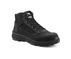 Carhartt Michigan - Bota de seguridad, corte medio, tecnología Rugged Flex, cumple con la normativa S1P Para Hombre, Negro, 35