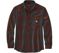 Carhartt Midweight Flannel Plaid Camisa, rojo, Talla XXL