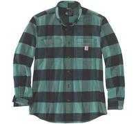 Carhartt Midweight Flannel Plaid Camisa, verde, Talla XXL