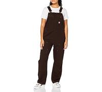 Carhartt Mono de trabajo en lona Rugged Flex, Loose Fit Para Mujer, Marrón oscuro, XL