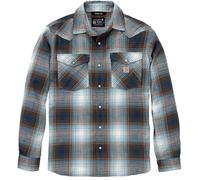 Carhartt Montana Bozeman Relaxed Plaid Camisa, azul/marrón, Talla L