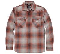 Carhartt Montana Bozeman Relaxed Plaid Camisa, rojo, Talla M