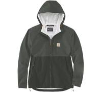 Carhartt Monterey Chaqueta de lluvia, gris/verde, Talla L