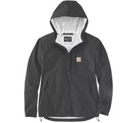 Carhartt Monterey Chaqueta de lluvia, negro, tamaño L para Hombres