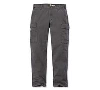Carhartt Pantalón cargo de trabajo Rugged Flex en lona ,Relaxed Fit Para Hombre, Azul Shadow, W32/L32