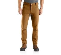 Carhartt Pantalón para hombre Slim Fit Doble delantero Marrón claro Talla 34
