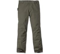Carhartt Pantalón Slim Fit Doble Delantero, oliva, Talla 32