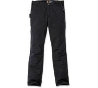 Carhartt Pantalones de hombre Stretch Duck Double Front Negro W32-L30