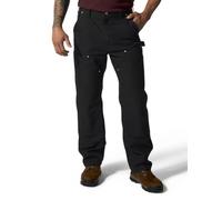 Carhartt Pantalones de trabajo para hombre B01 Double-Front Utility Work, Negro , 44W x 32L