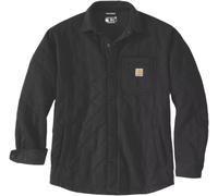 Carhartt Quilted Snap Front Shirt Chaqueta Textil, negro, Talla XXL