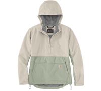 Carhartt Rain Defender Loose Fit Lightweight Packable Chaqueta de dama, blanco-verde, tamaño S para Mujer
