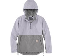 Carhartt Rain Defender Loose Fit Lightweight Packable Chaqueta de dama, gris/morado, Talla S