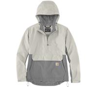 Carhartt Rain Defender Loose Fit Lightweight Packable Chaqueta de dama, gris, Talla XL
