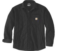 Carhartt Quilted Snap Front Shirt Chaqueta Textil, negro, Talla XL