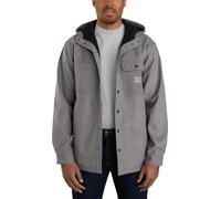 Carhartt Rain Defender Relaxed Fit Heavyweight Hooded Shirt Jac Camisa con Capucha de Peso Pesado, Black Heather, XXL de los Hombres