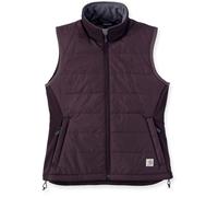 Carhartt Rain Defener Relaxed Fit Lightweight Chaleco de señora, Rojo burdeos, Talla L