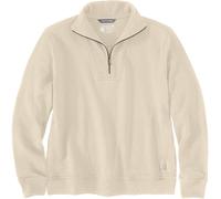 Carhartt Relaxed Fit Half Zip Sudadera de mujer, beige, tamaño L