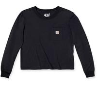 Carhartt Lightweight Pocket Long Sleeve T-shirt Negro XS Mujer