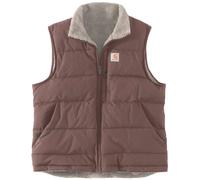 Carhartt Relaxed Midweight Utility Chaleco de dama, marrón, Talla XS