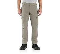 Carhartt Relaxed Ripstop Cargo Work Pant, Pantalones de Trabajo Hombre, Gris (Greige), 36W / 34L