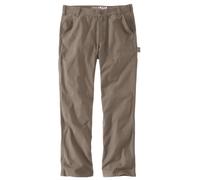 Carhartt Relaxed Straight Rugged Flex Duck Dungaree Pantalones, Arena, Talla 32/34