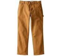 Carhartt Relaxed Straight Rugged Flex Duck Dungaree Pantalones, marrón, Talla 33/32