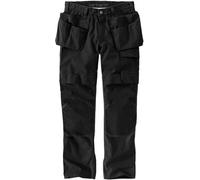Carhartt Relaxed Straight Steel Rugged Flex Ripstop Double-Front Cargo Pantalón, negro, Talla 34/30