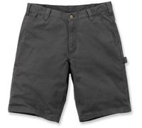 Carhartt Rigby Dungaree cortos, negro/gris, Talla 30