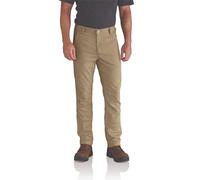 Carhartt Workwear Pantalones de trabajo Hombre Rigby Straight Fit Verde caqui oscuro 30W/30L