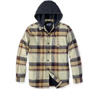 Carhartt Camisa con capucha Rugged Flex, franela forrada en forro polar Marrón oscuro XL