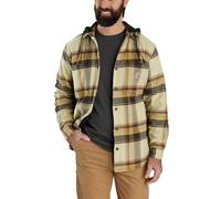 Carhartt Camisa con capucha Rugged Flex, franela forrada en forro polar Marrón oscuro XL