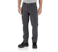 Carhartt Rugged Flex Relaxed Fit Ripstop Cargo Fleece-Lined Work Pant, Pantalones de Trabajo Hombre, Gris (Shadow), 30W / 32L