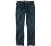 Carhartt Rugged Flex Relaxed Straight Pantalones vaqueros, azul oscuro, Talla 32