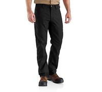 Carhartt Rugged Professional Pantalón de Trabajo, En Lona con Tecnología Rugged Flex, Ajuste Ligeramente Holgado Hombre, Negro, 30W / 34L