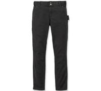 Carhartt Slim Fit Crawford Pantalones de las mujeres, negro, Talla 39