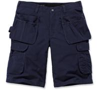 Carhartt Workwear Pantalones cortos de hombre Steel Multipocket múltiples bolsillos Navy W31