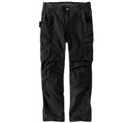 Carhartt Workwear Pantalones Steel Rugged Cargo Ripstop Negro W36-L32