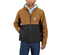Carhartt Storm Defender - Chaqueta ligera plegable para hombre, Carhartt Marrón/negro, X-Large