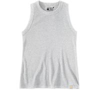Carhartt Tencel Fiber Series Relaxed Ribbed Camiseta de tirantes de mujer, gris, Talla S