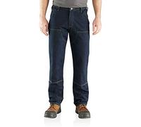 Carhartt Workwear Pantalones de hombre Double Front Dungaree Jeans Ultra Blue W40-L32