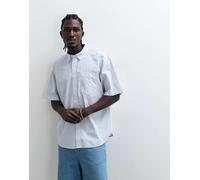 Carhartt WIP - camisa de manga corta a rayas blanca Keene-Blanco Rayas blancas L