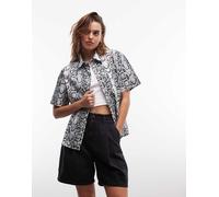 Carhartt WIP - Camisa gris multicolor con estampado de serpiente Multicolor M