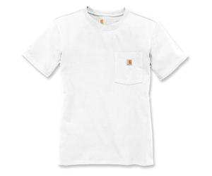 Carhartt - Women's Loose Fit Heavyweight S/S Pocket Cotton - Camiseta de manga corta L white